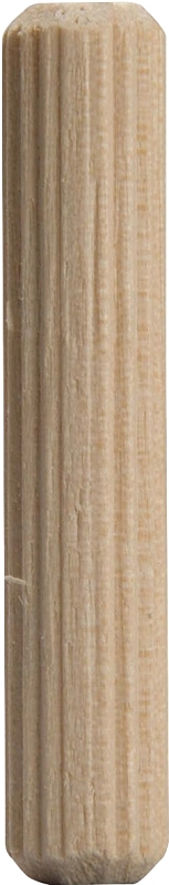 Waddell 874F DP-10 Dowel Pin, 1/4 in Dia, 1-1/4 in L, Hardwood, Pack of 10