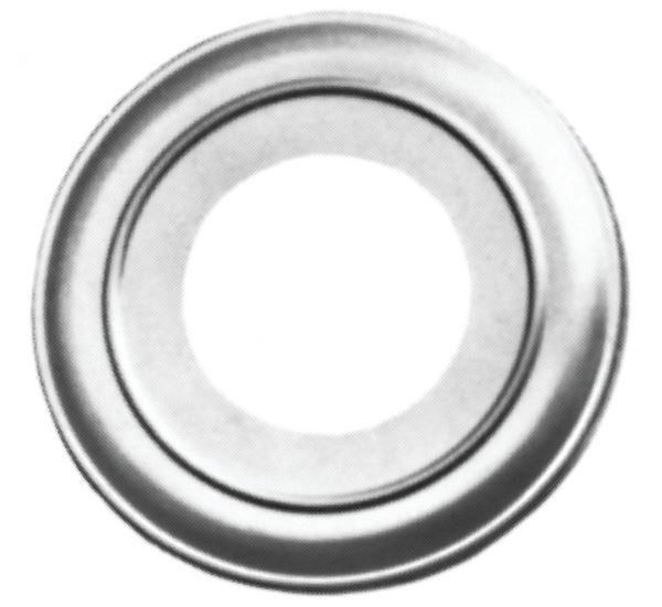 AmeriVent 6EVC Vent Collar, 6 in Vent Hole, Galvanized Steel