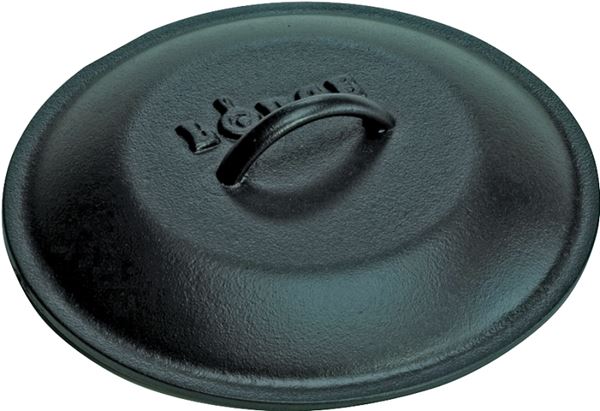 Lodge L8IC3 Skillet Cover, Round, Cast Iron, Black