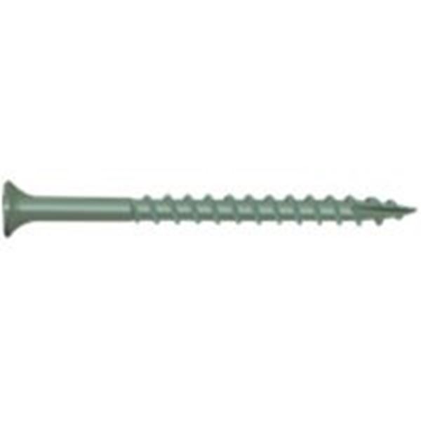 Camo 0341194 Deck Screw, #10 Thread, 3-1/2 in L, Bugle Head, Star Drive, Type 17 Slash Point, Carbon Steel, 250/PK