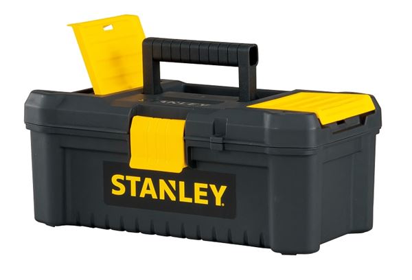 Stanley Essential Series STST13331 Tool Box, 213.6 cu-in, Polypropylene, Black/Yellow