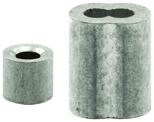 Prime-Line GD 12152 Cable Ferrule and Stop, Aluminum