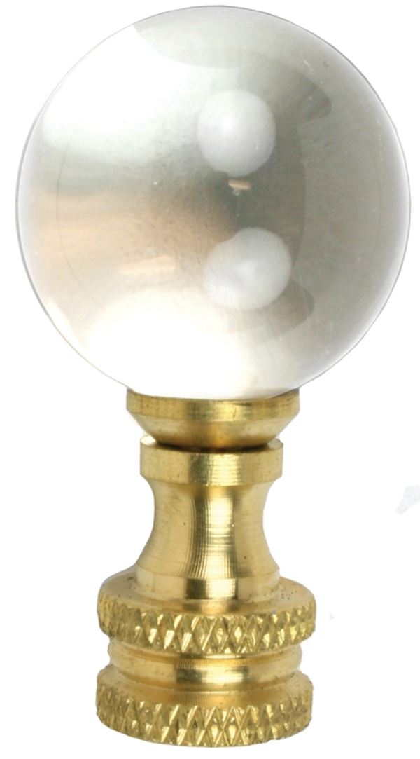 Jandorf 60112 Ball Finial, Glass