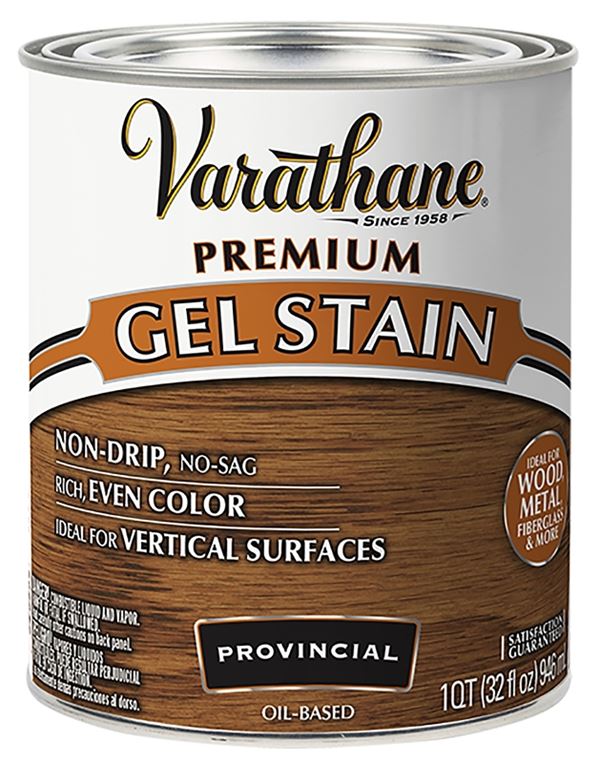 Varathane 358307 Premium Stain, Provincial, Gel, Paste, 1 qt