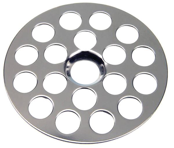 Danco 80061 Sink Strainer, 1-5/8 in Dia, Brass, Chrome, For: Universal Lavatory, Sink and Utility Tubs