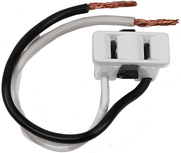 Jandorf 61015 Single Receptacle, 2 -Pole, 125 V, 15 A, White