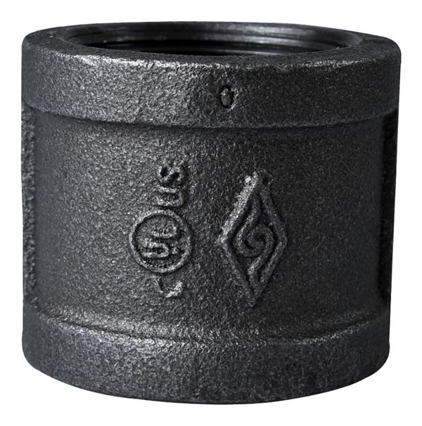 ProSource B220 40 Pipe Coupling, 1-1/2 in, FIP, Steel, SCH 40 Schedule, 300 psi Pressure