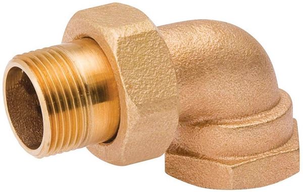 B & K 109-384 Radiator Elbow Nut and Tailpiece, Brass