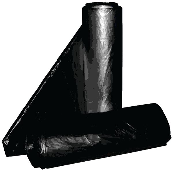 ALUF Plastics RCT-45XX Royal Crown Top Liner, 40 x 46 in, 45 gal, Metalocene Blend, Black