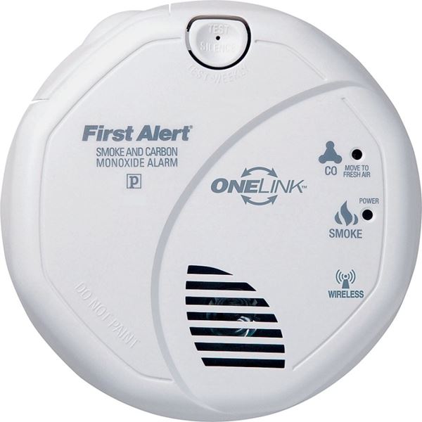 First Alert 1039839 Smoke and Carbon Monoxide Alarm, 85 dB, Electrochemical Sensor