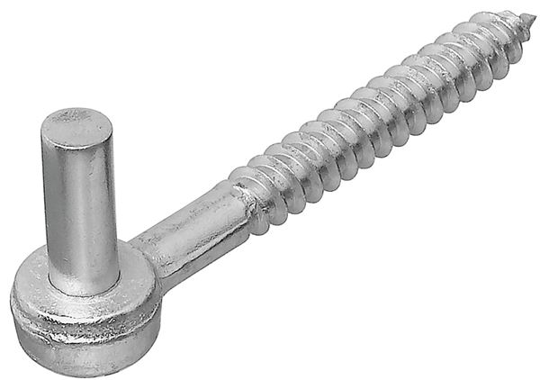 National Hardware 291BC Series N130-112 Screw Hook, 4 in L, Steel, Zinc