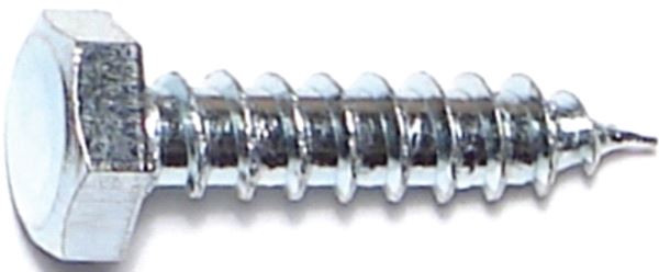 Midwest Fastener 01285 Lag Screw, 1/4 in Thread, 1 in OAL, Zinc