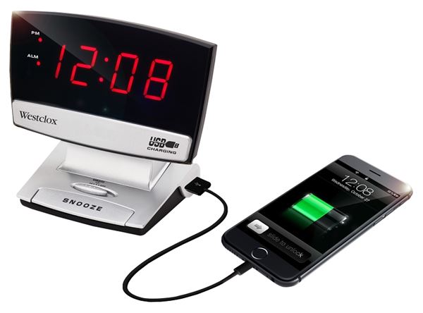 Westclox 71014X Alarm Clock, LED Display