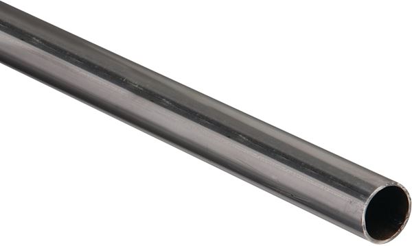 Stanley Hardware 4068BC Series N215-749 Metal Tube, Round, 48 in L, 1 in Dia, 16 ga Wall, Steel, Plain