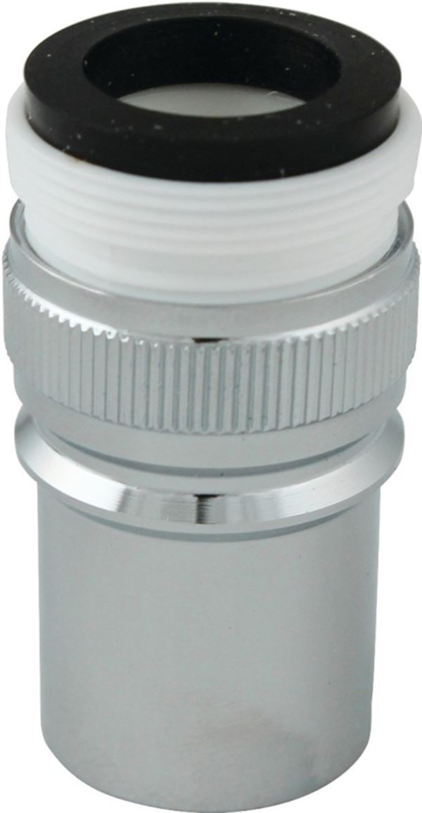 Plumb Pak PP800-11LF Faucet Aerator, 55/64-27 x 15/16-27 Male x Female Thread, Brass, Chrome Plated