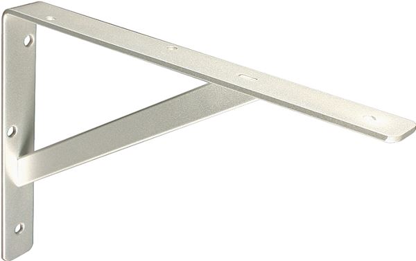 Knape & Vogt 208 TI 500 Shelf L-Bracket, 20 in L, Steel, Titanium