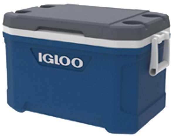 IGLOO 50338 Latitude Cooler, 52 qt Cooler, Polyurethane, Indigo Blue