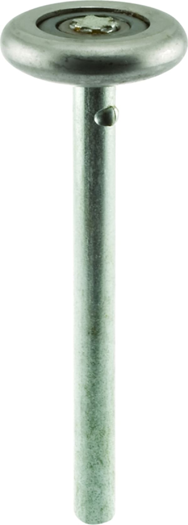 Prime-Line GD 52212 Door Roller, 1-7/8 in Dia Roller, 7/16 in W Roller, Galvanized Steel, Silver, 1-Roller