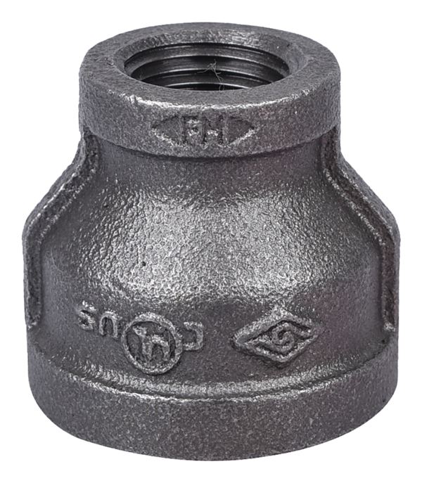 ProSource 24 Series 1X1/2B Reducing Pipe Coupling, 1 x 1/2 in, FIP, Steel, SCH 40 Schedule, 300 psi Pressure