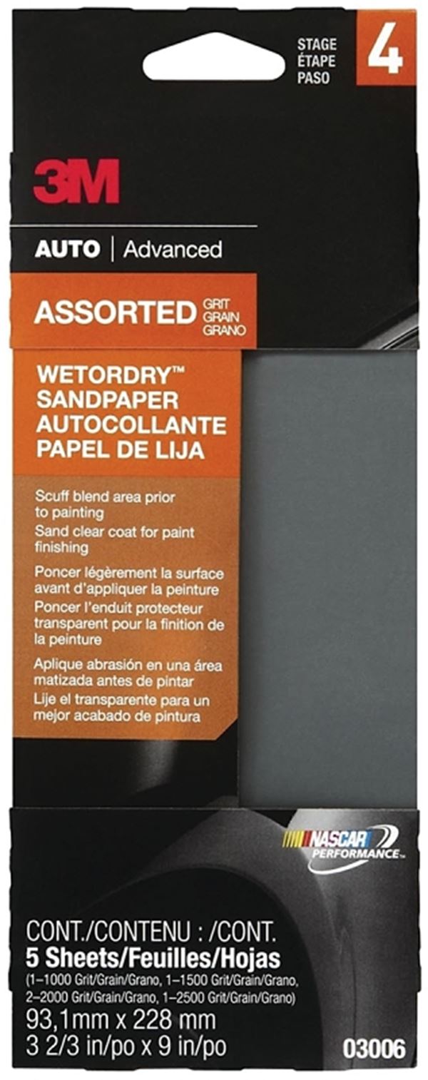 Bondo Wetordry 03006 Automotive Sandpaper