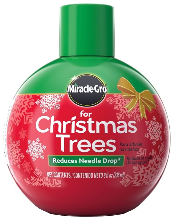 Miracle-Gro 101660 Christmas Tree Food, 8 oz, Liquid, Pack of 12