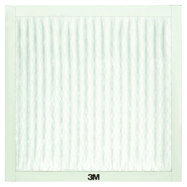 3M HV811-1IN-12 Air Filter, 14 in L, 14 in W, 8 MERV, Beverage Board Frame, Pack of 12