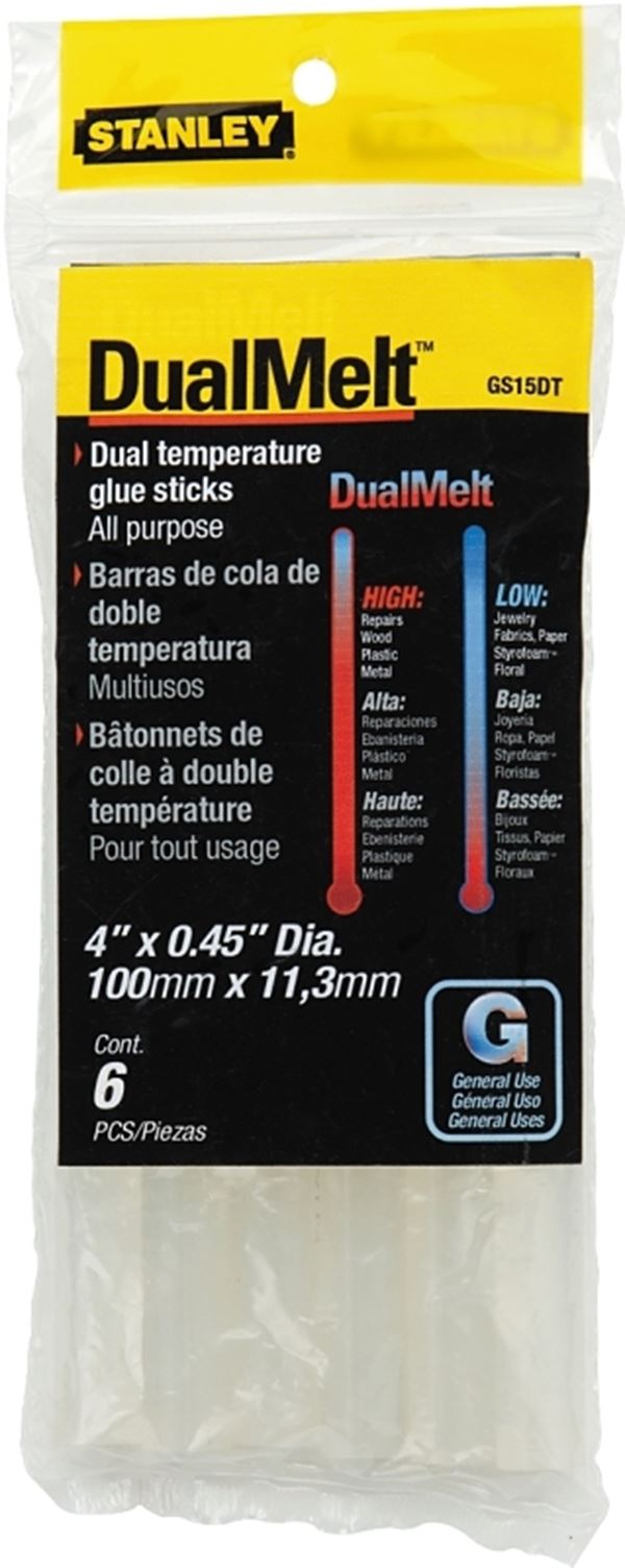 Stanley GS15DT Glue Stick, Resin Odor, Clear