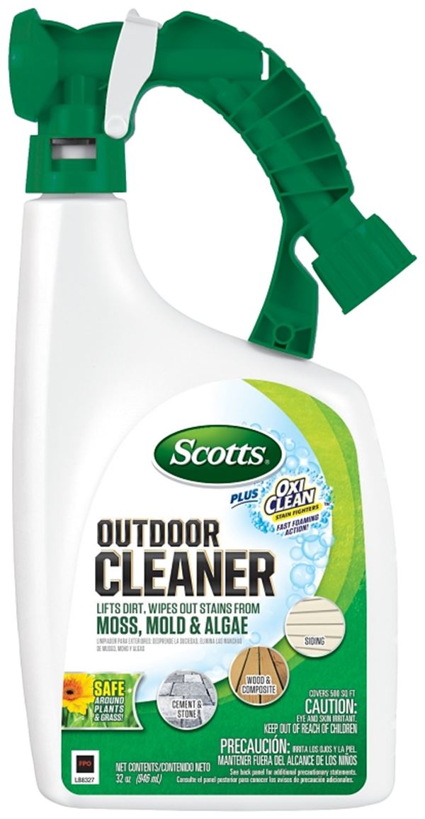 Scotts 51062 Cleaner, 32 oz Bottle, Liquid, Clear