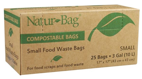 Natur-Tec NT1075-RTL-00004 Trash Bag, 3 gal