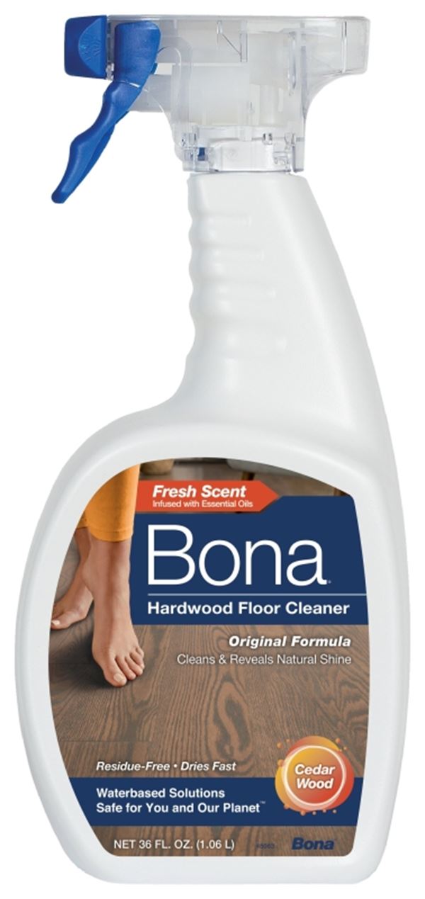 Bona COLORmaxx WM700059013 Hardwood Floor Cleaner, 36 oz Spray Bottle, Liquid, Characteristic, Blue