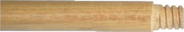 Birdwell 533-12 Broom Handle, 15/16 in Dia, 60 in L, Threaded, Hardwood