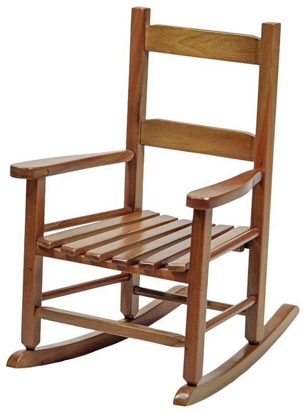 Seasonal Trends KN-14N/KN-10-N Childs Rocking Chair, 14-3/4 in OAW, 18-1/4 in OAD, 22-1/2 in OAH, Hardwood, Natural