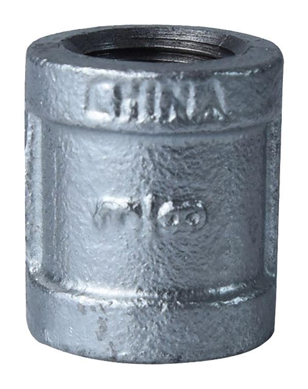 ProSource 3/8GM Pipe Coupling, 3/8 in, NPT, Malleable Steel, SCH 40 Schedule, 300 psi Pressure