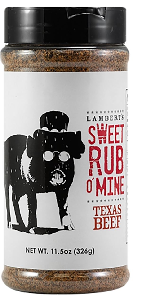 Lambert's Sweet Swine O' Mine SS02061 Texas Beef BBQ Rub, 11.5 oz