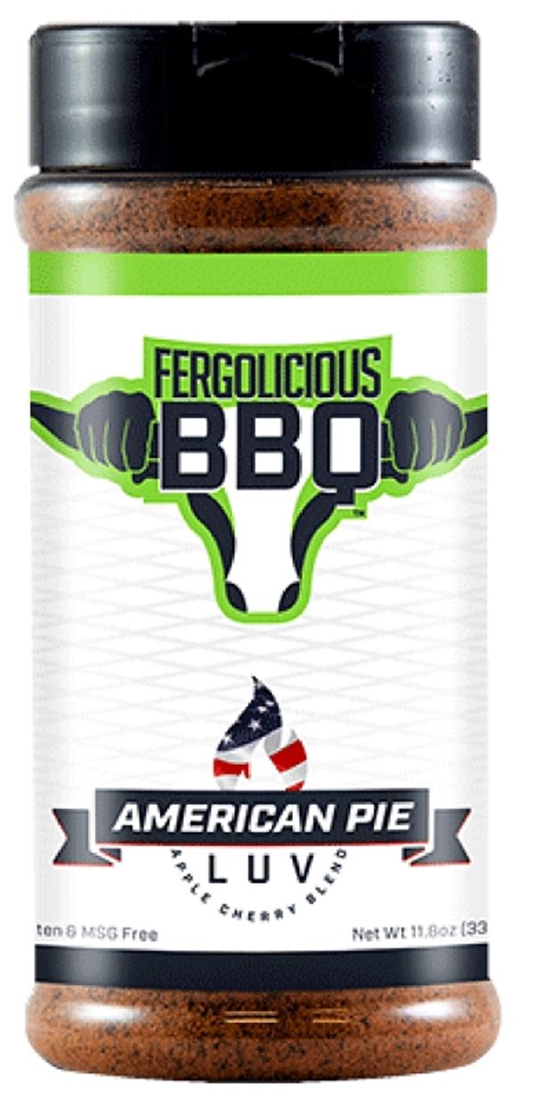 Fergolicious Bbq OW74225 BBQ Rub, American Pie LUV, 11.8 oz, Bottle