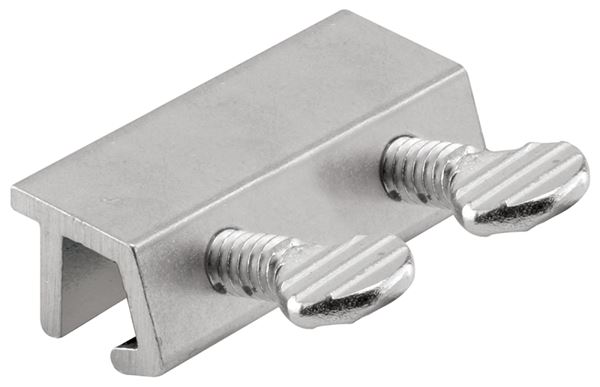 Prime-Line U 10679 Patio Door Lock, Aluminum, Aluminum, 3/16, 1/8, 1/4 in Thick Door