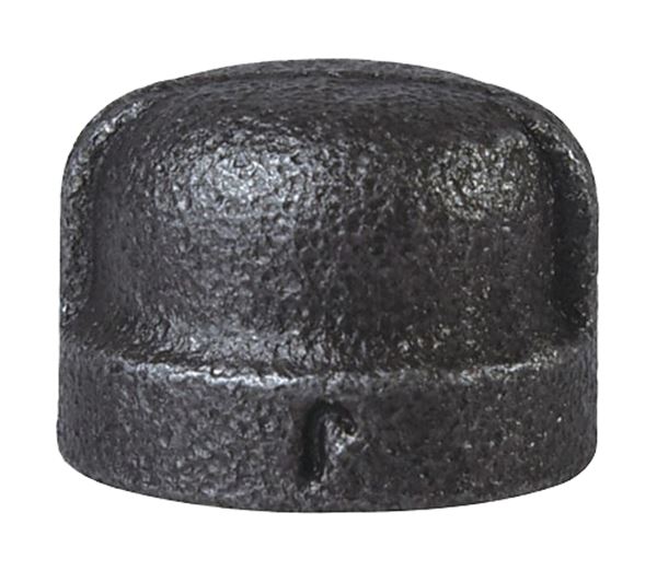 Prosource B300 8 Pipe Cap, 1/4 in, FIP, Malleable Iron, 40 Schedule, 300 psi Pressure