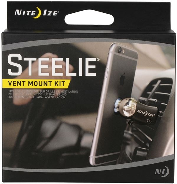 Nite Ize STVK-11-R8 Vent-Mount Kit, Black, Vent Mounting