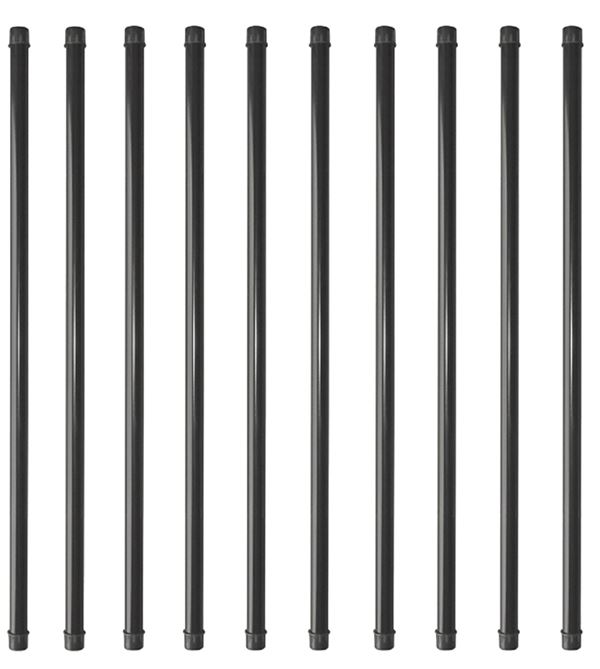 BALUSTER RND STL BLK 26X3/4IN