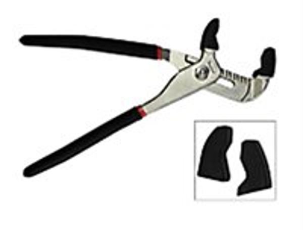 Superior Tool 06011 Pipe Wrench Plier, 2-1/8 in Jaw, Steel, Vinyl Grip Handle