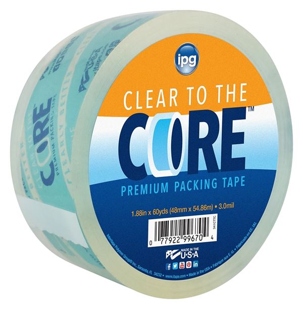 IPG CTTC24 Packaging Tape, 60 yd L, 1.88 in W