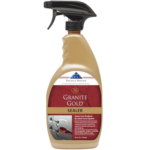 Granite Gold GG0036 Sealer, Liquid, Clear, 24 oz, Spray Bottle, Pack of 6