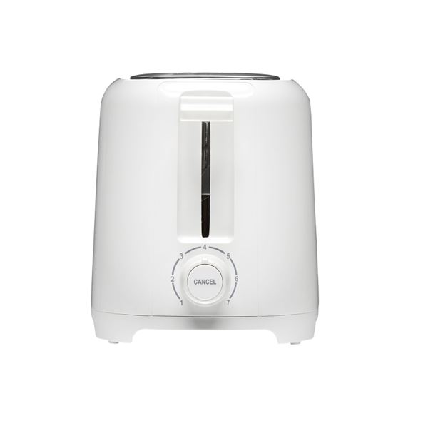 Proctor Silex 22216PS Wide Slot Toaster, 700 W, 2-Slice, Button Control, Plastic, White