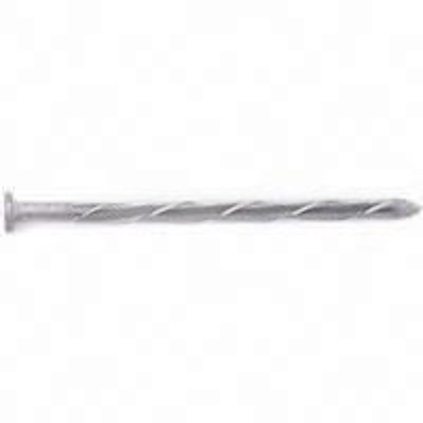 Maze STORMGUARD T449S050 Deck Nail, Hand Drive, 10D, 3 in L, Steel, Galvanized, Spiral Shank, 50 lb