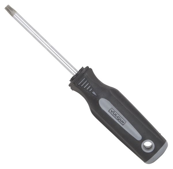 Vulcan Screwdriver, T40 Drive, Star Drive, Polypropylene Plastic/Thermoplastic Rubber Handle