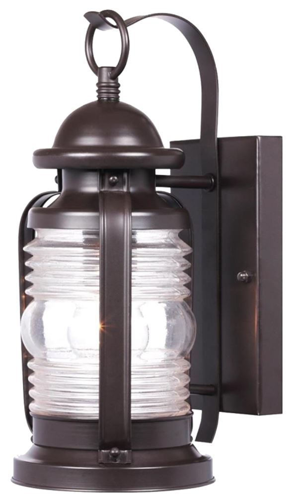 Westinghouse Weatherby Series 62301 Outdoor Wall Lantern, Steel Fixture, Bronze Fixture