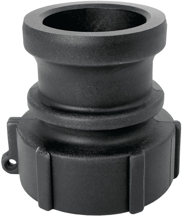 Green Leaf 200A/GLP200A Cam Lever Coupling, 2 in, Male x FNPT, Glass Filled Polypropylene