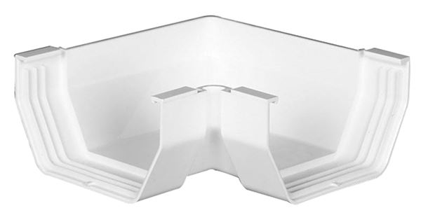 Amerimax T0503 Gutter Corner, Vinyl, White