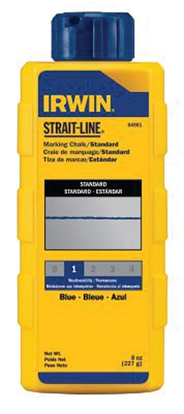 Irwin 64901 Marking Chalk Refill, Blue, Temporary