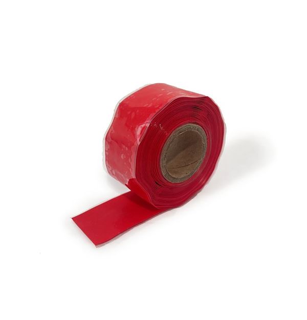 Rescue Tape RT12012BRE Repair Tape, 12 ft L, 1 in W, Silicone, Red